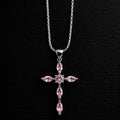 Rose of Faith Cross Necklace