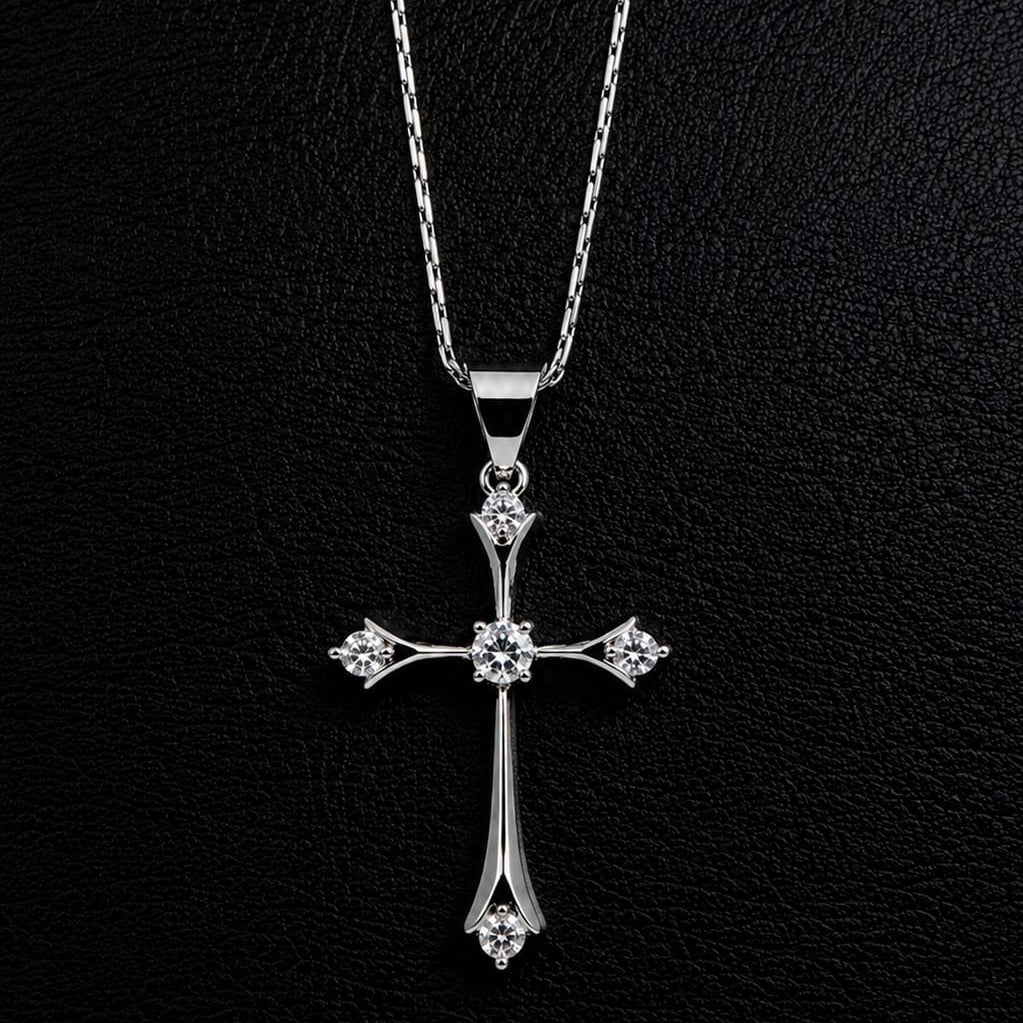 Graceful Faith Cross Necklace