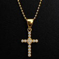 Golden Faith Cross Necklace