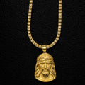 14K Gold Christ the King Pendant